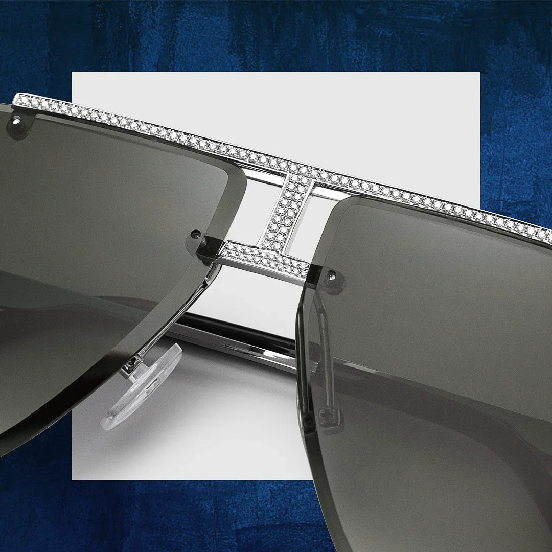 Moissanite Aviator Classic Sunglasses