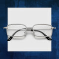 Moissanite Iced Rectangle Glasses