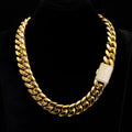 22mm MIAMI CUBAN LINK CHAIN WITH CZ CLASP