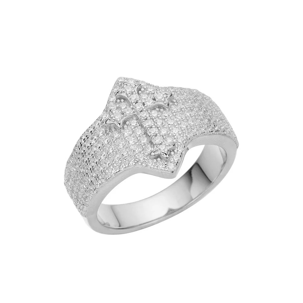 S925 Clustered Cross Ring